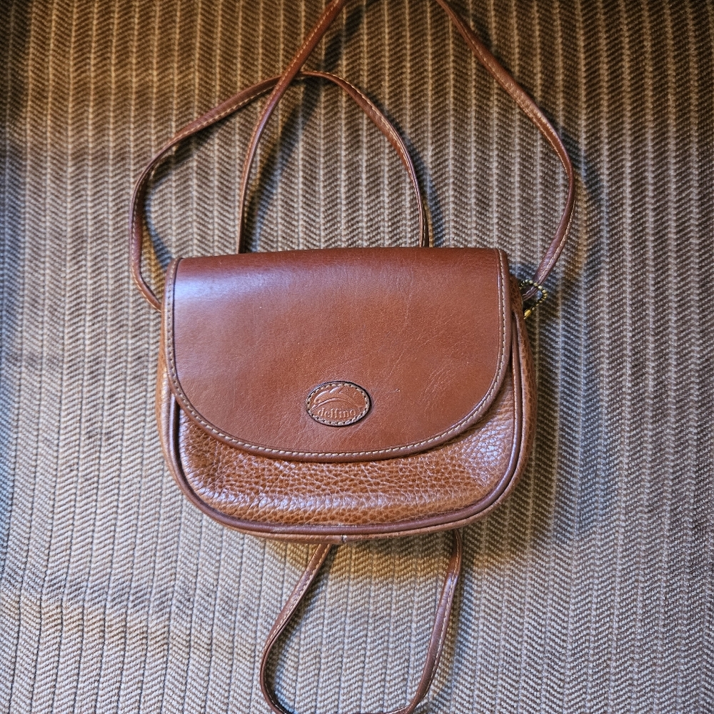 Delfino Leather Cross Body Bag